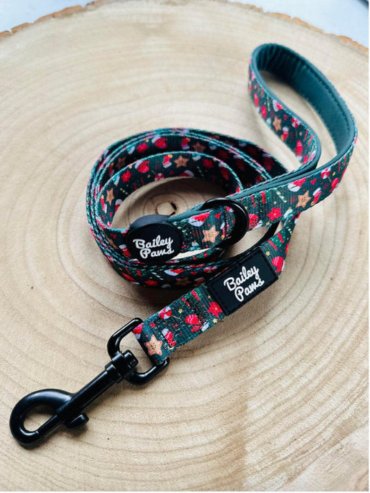 Christmas Dog Lead - Padded Dog Lead